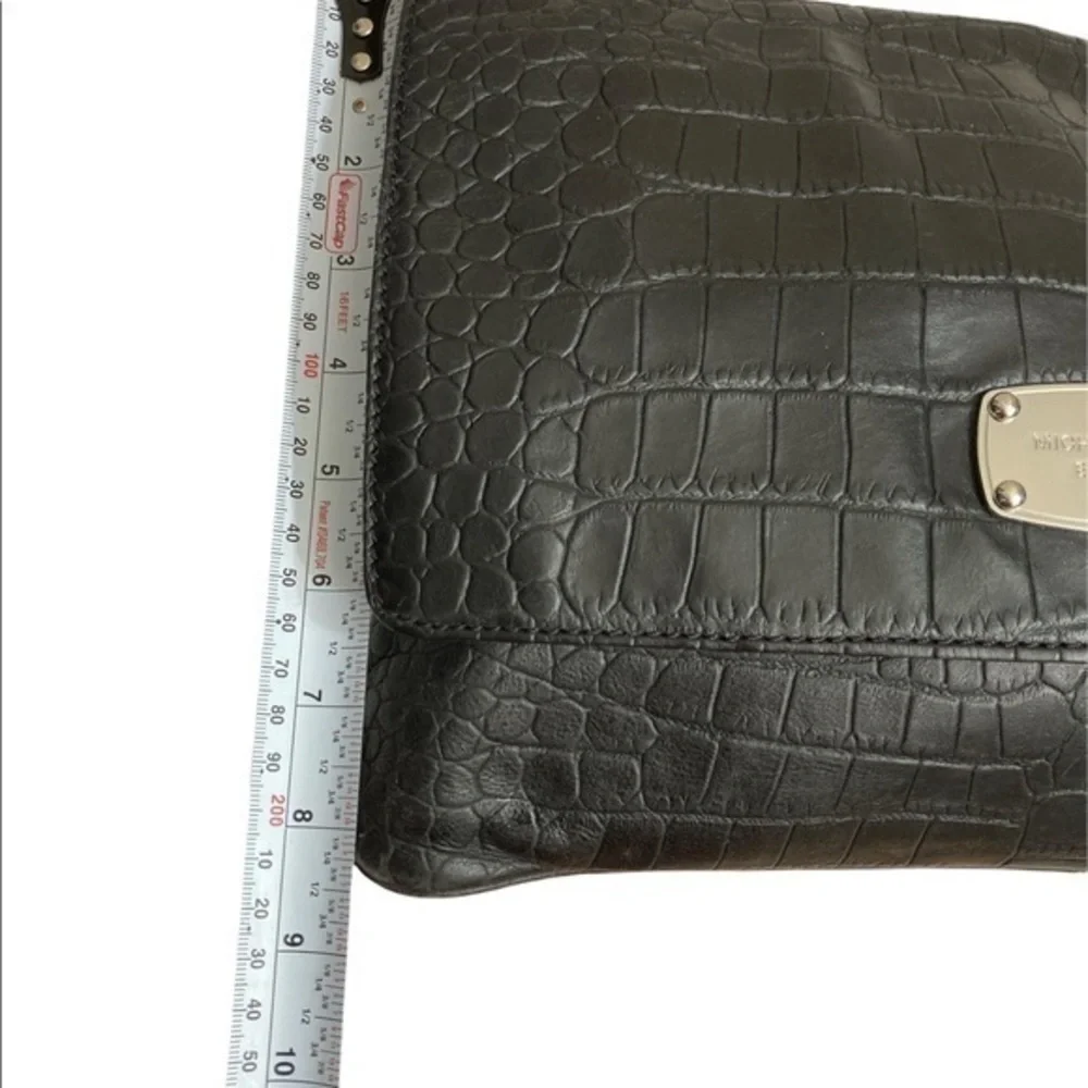 Michael kors crocodile embossed bag